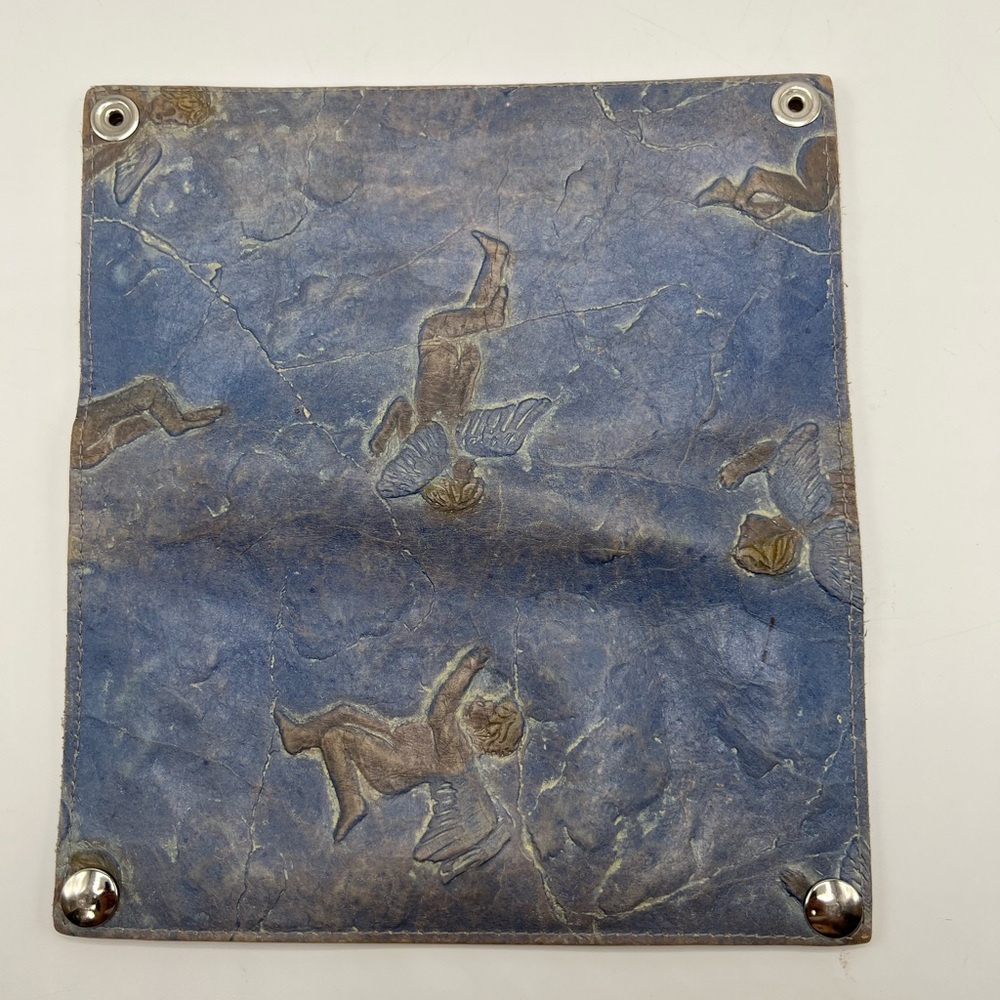 Angel Motif Blue Women's Wallet